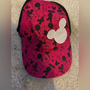 Disney Mickey Mouse Hat with Rhinestones- Youth 54-58 cm